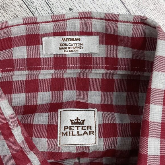 Peter Millar Shirts Peter Millar Shirt Mens Medium Buttondow Plaid